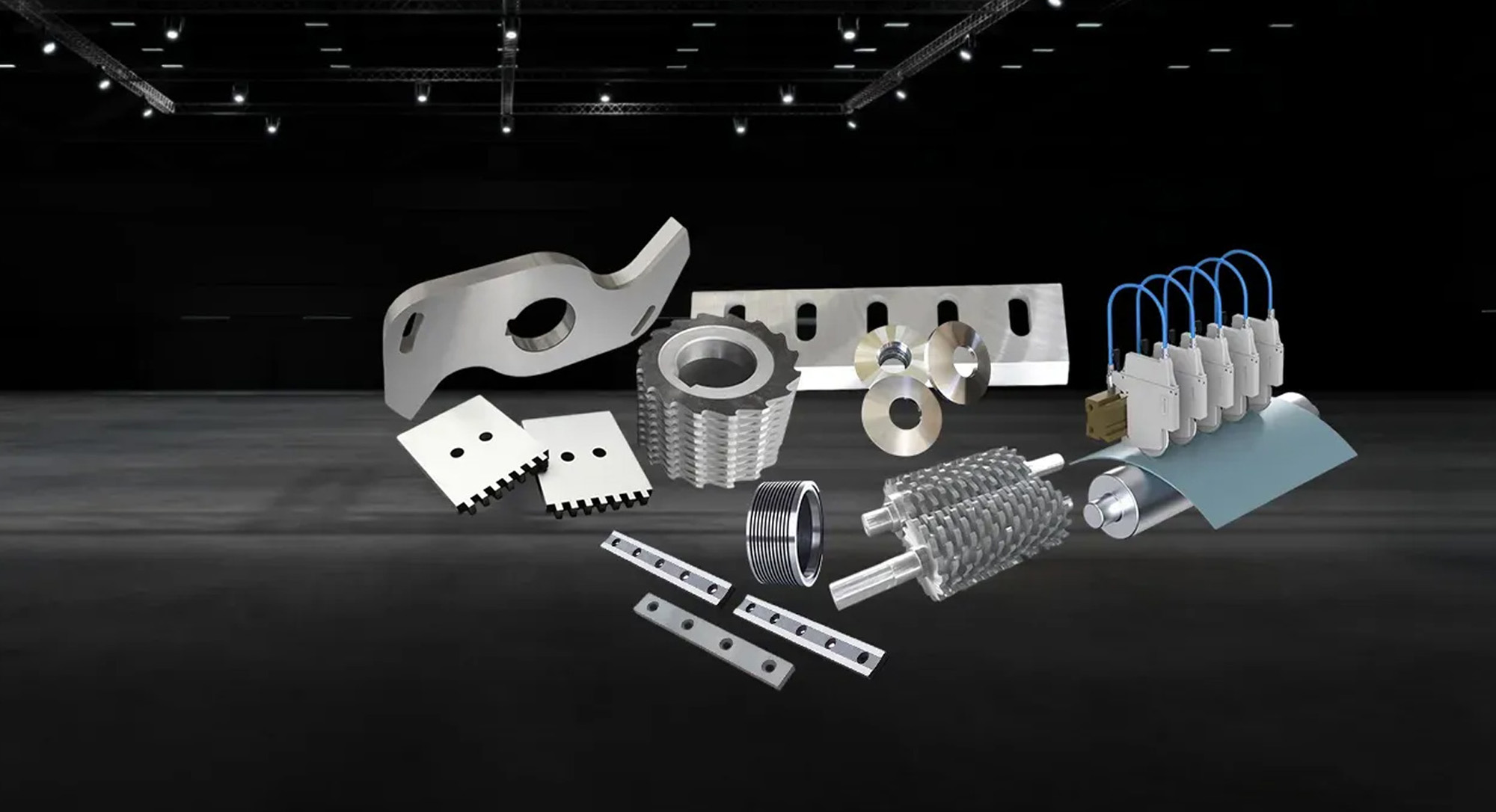 custom shredder blades for plastic recycling and waste processing Leland